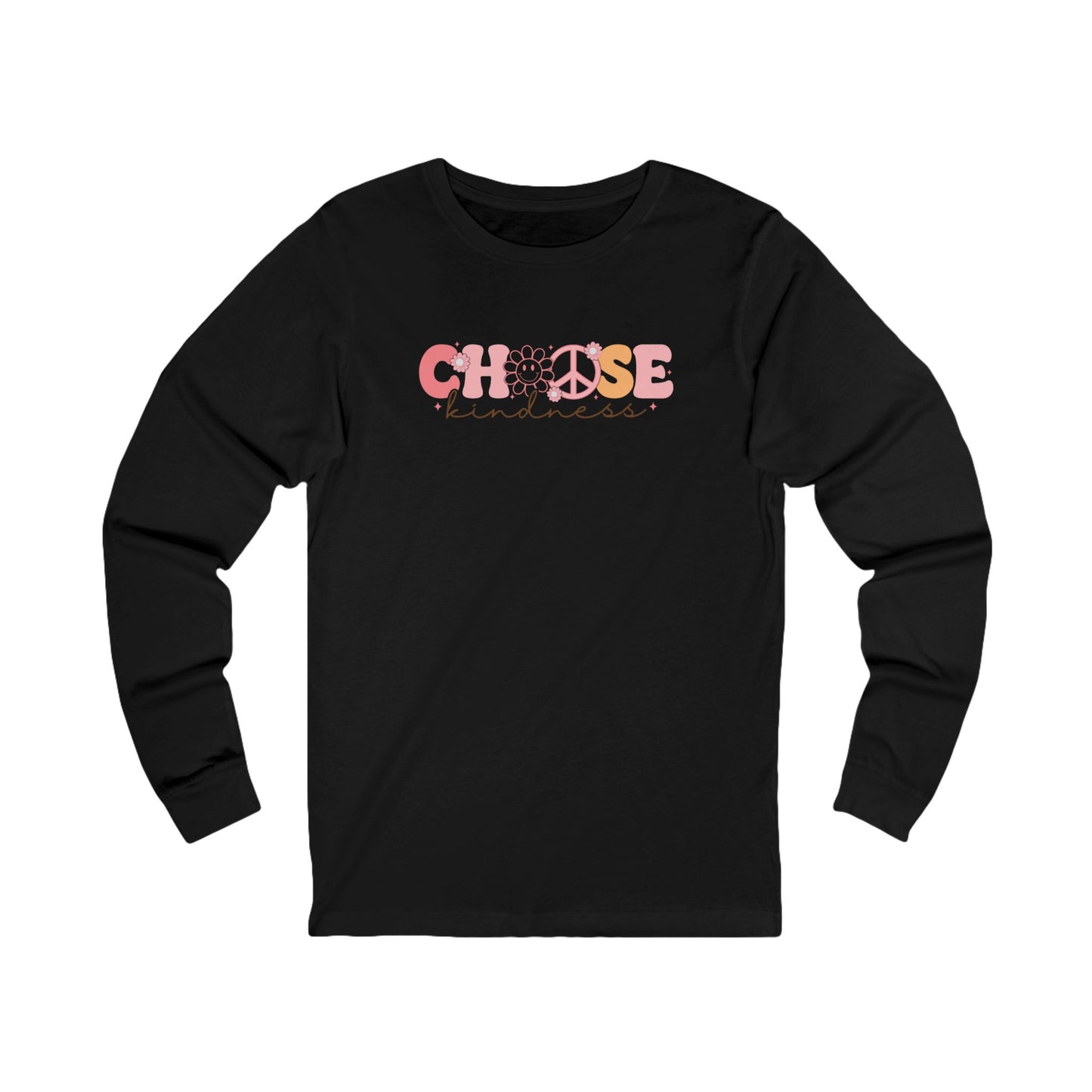 Pink - Choose Kindness - Long Sleeve Tee