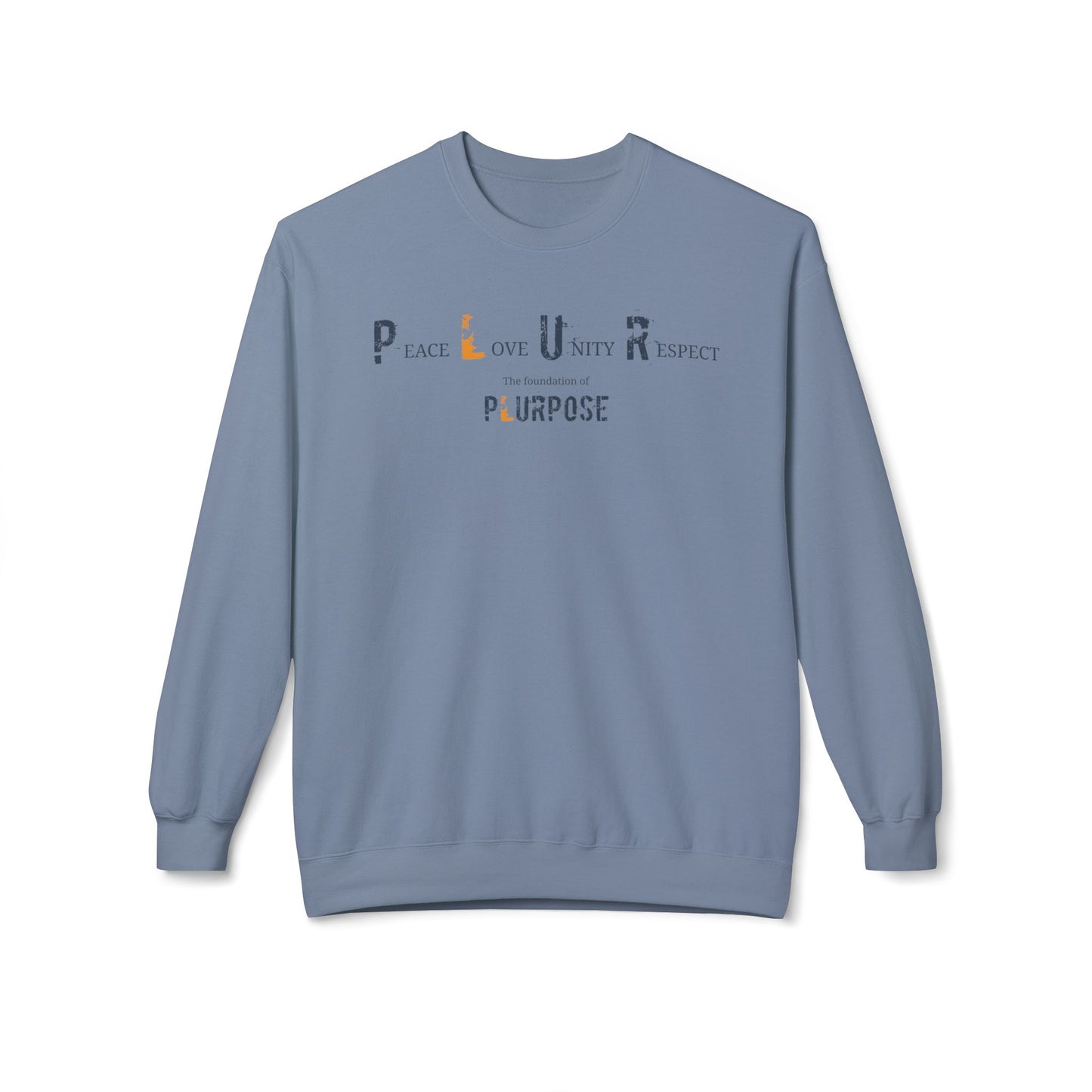 Peace, Love, Unity, Respect- Unisex Crewneck Sweatshirt