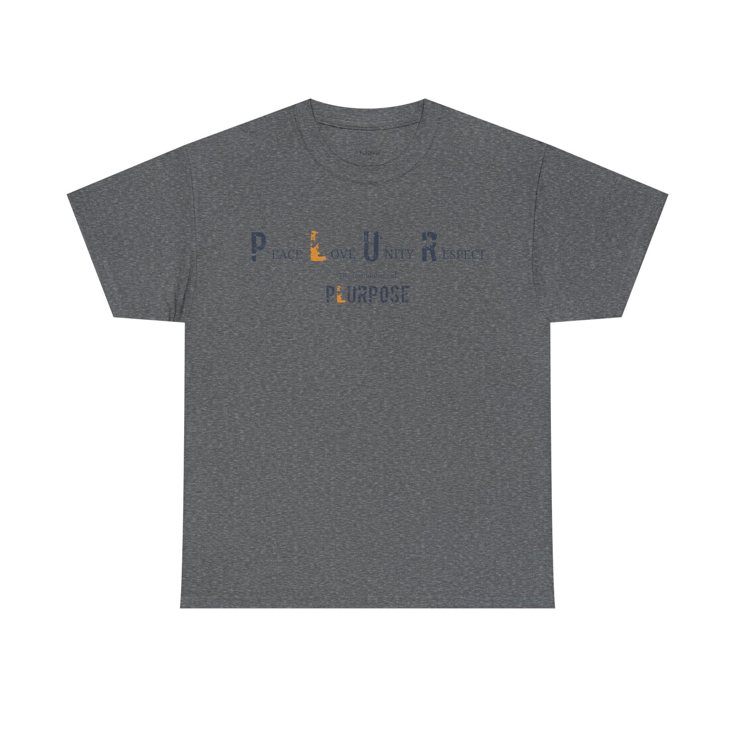 Peace, Love, Unity & Respect Tee - Unisex Heavy Cotton T-shirt