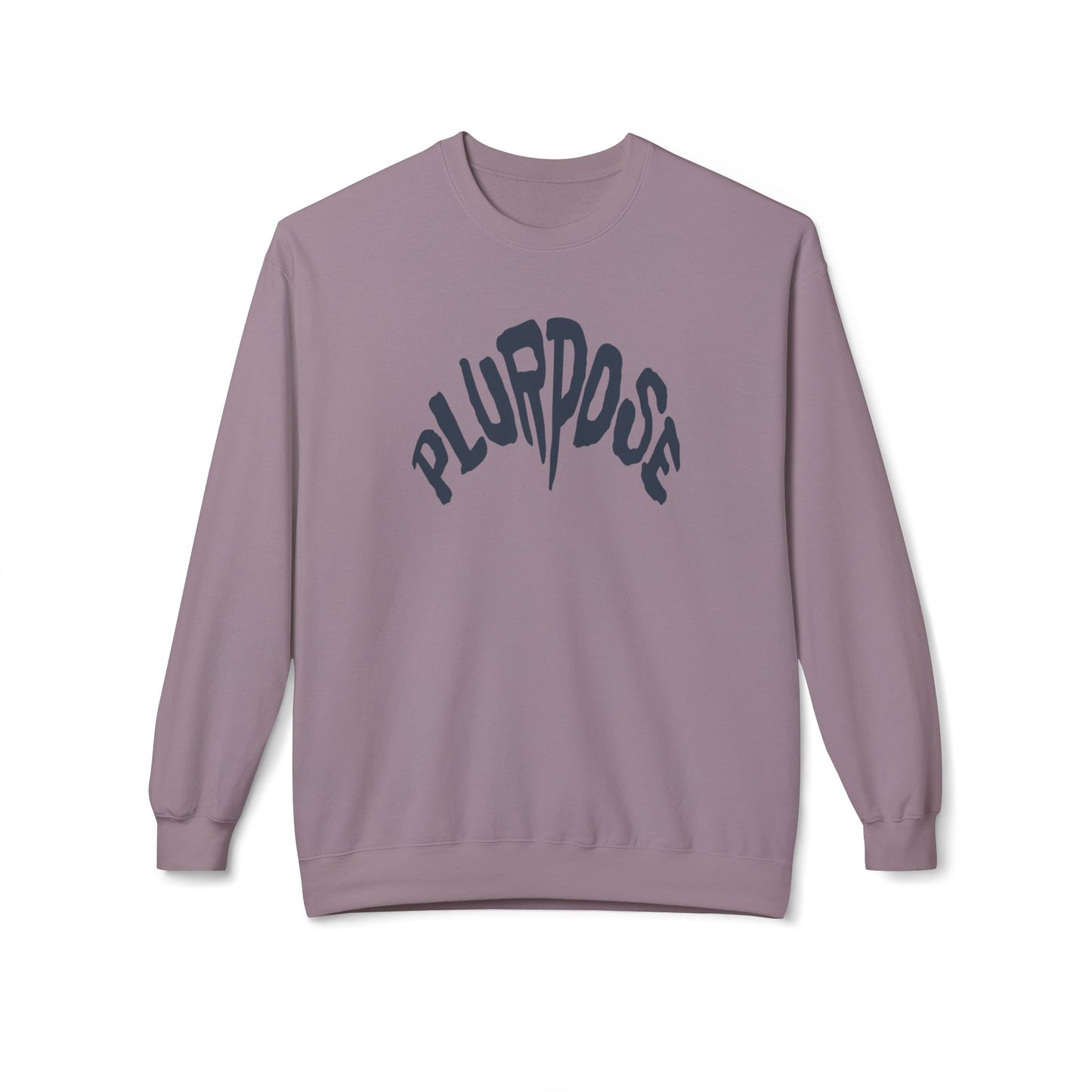 PLURPOSE Statement- Cozy Unisex Crewneck Sweatshirt