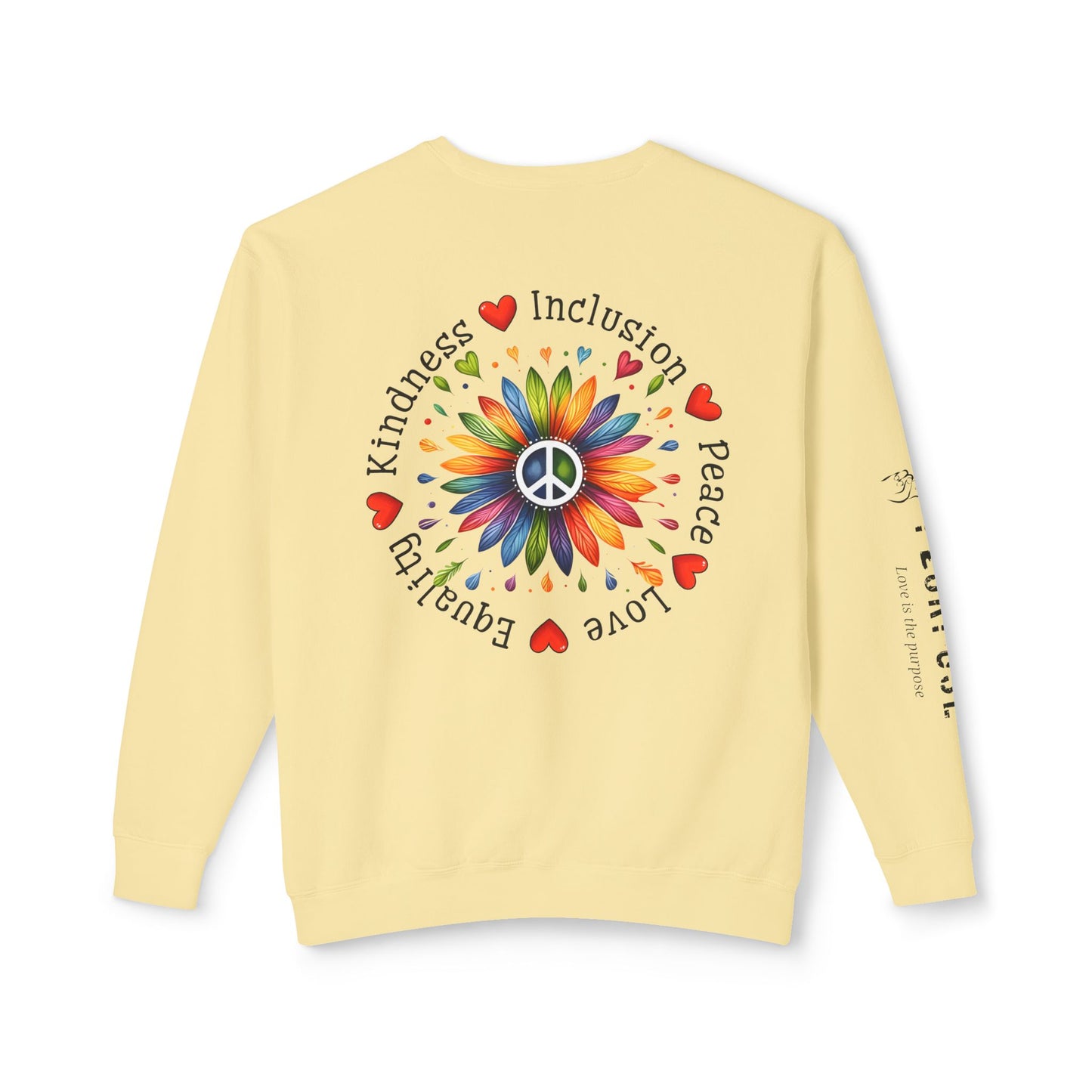 Kindness & Inclusion - Colorful - Crewneck Sweatshirt