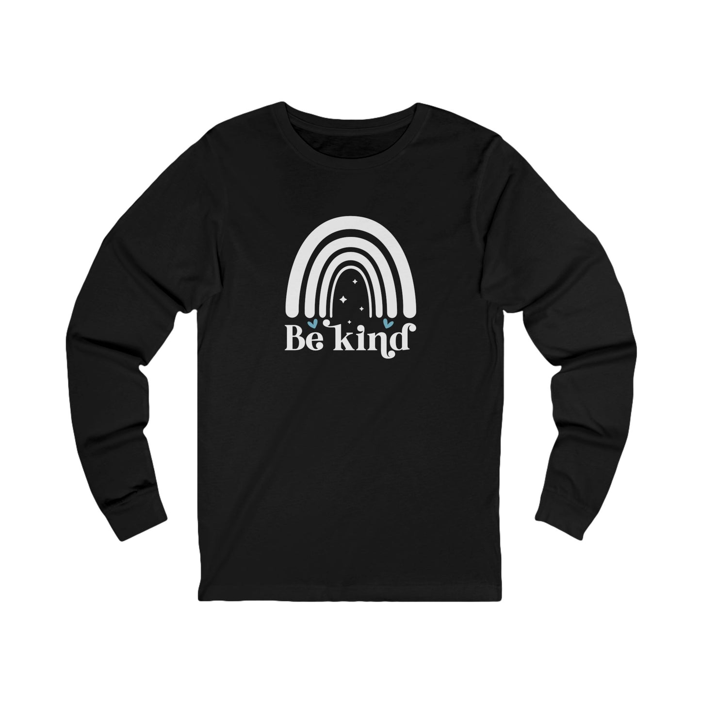 Be Kind Rainbow - Women's Jersey Long Sleeve Tee