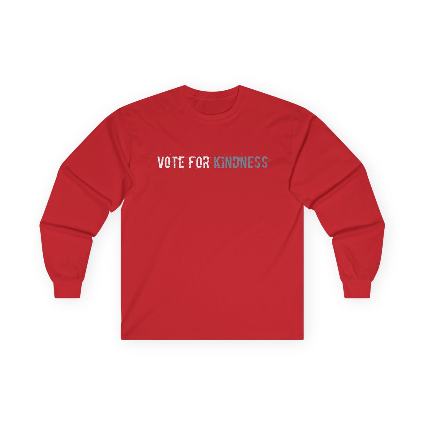 Vote for Kindness Long Sleeve Tee | Unisex Cotton Shirt