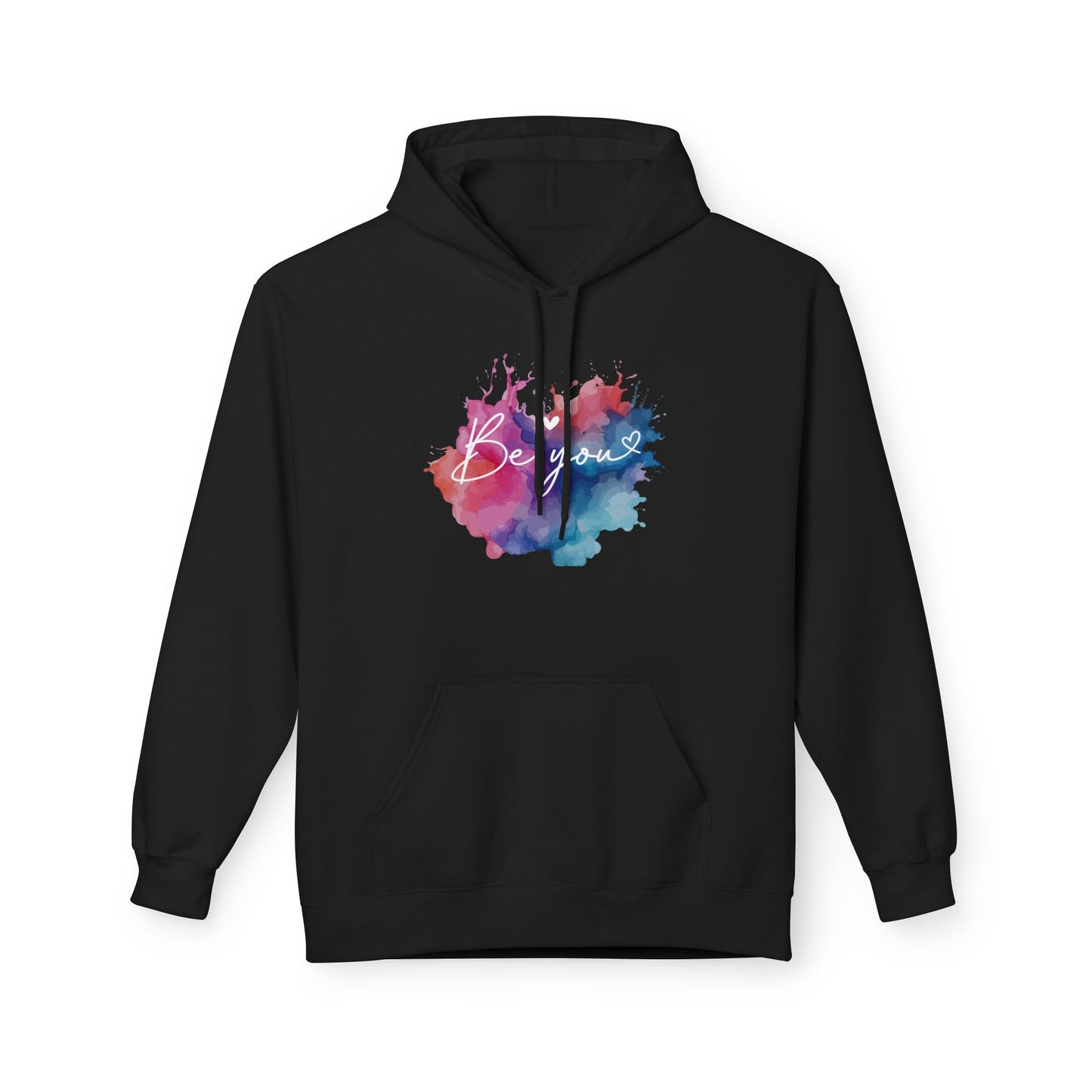 "Be You. You Are Enough" - Inspirational Fleece Hoodie