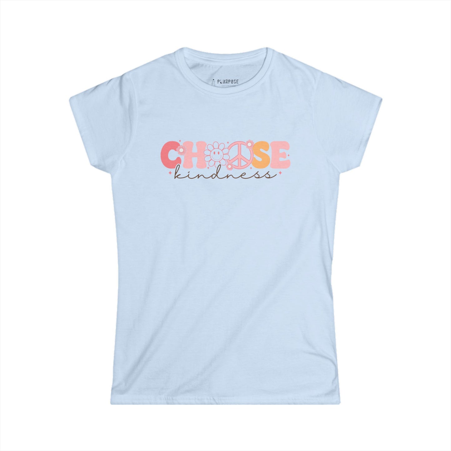 Pink Choose Kindness - Women's Softstyle Tee