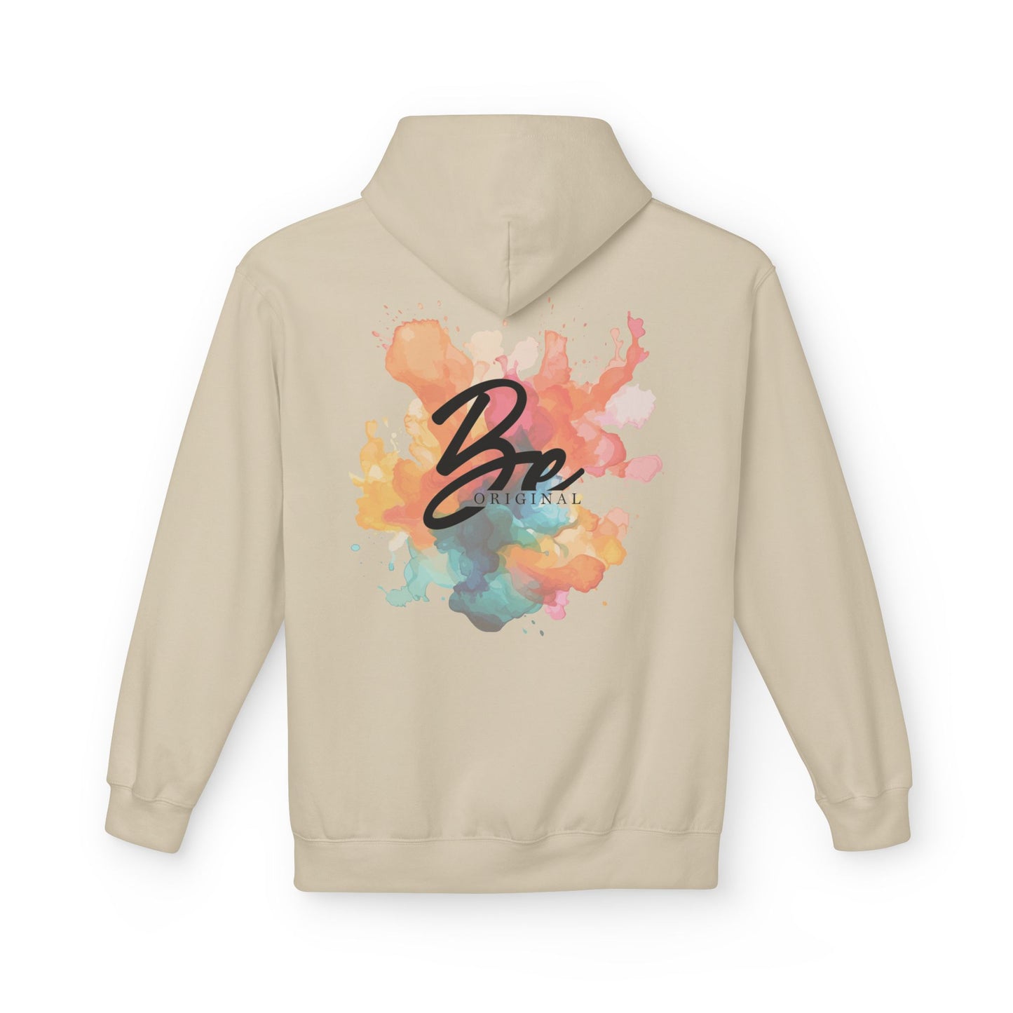 Be Original - Colorful Artistic Fleece Hoodie