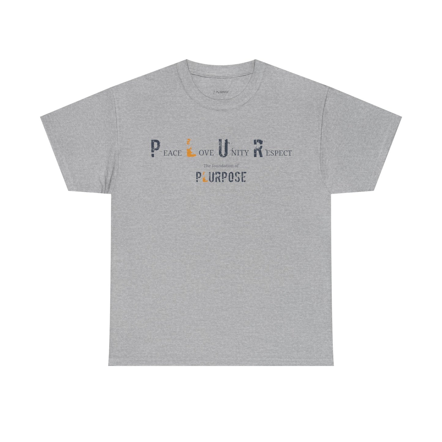 Peace, Love, Unity & Respect Tee - Unisex Heavy Cotton T-shirt