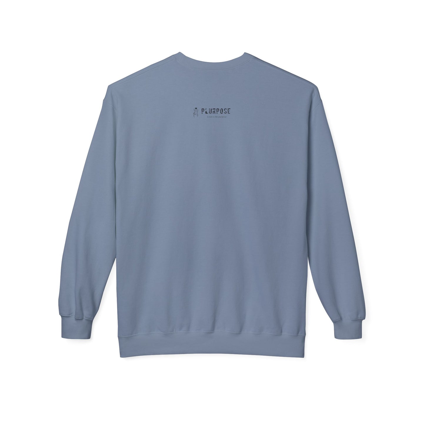 PLURPOSE Statement- Cozy Unisex Crewneck Sweatshirt