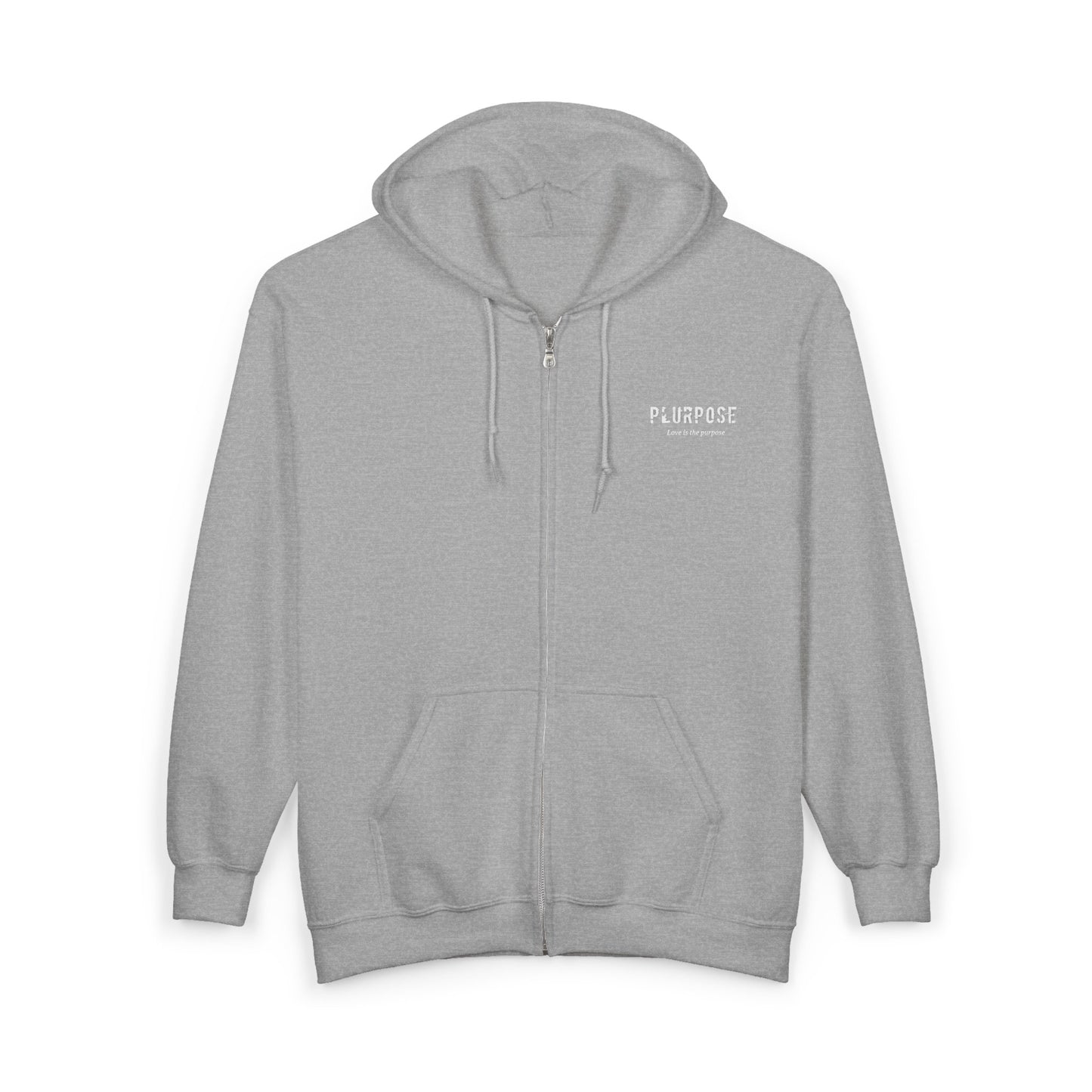 Real Men Are Kind Full-Zip Hoodie — Men's Kindness Graphic Zip-Up