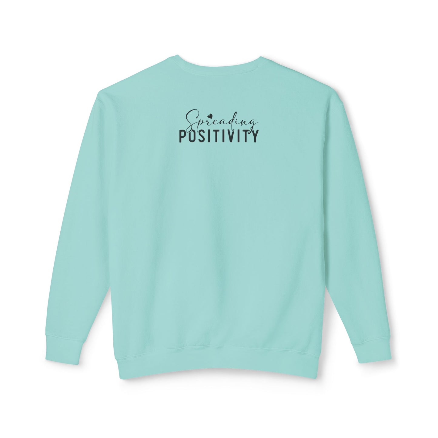 Kindness, a Ripple Effect- Spreading Positivity - Lightweight Crewneck Sweatshirt