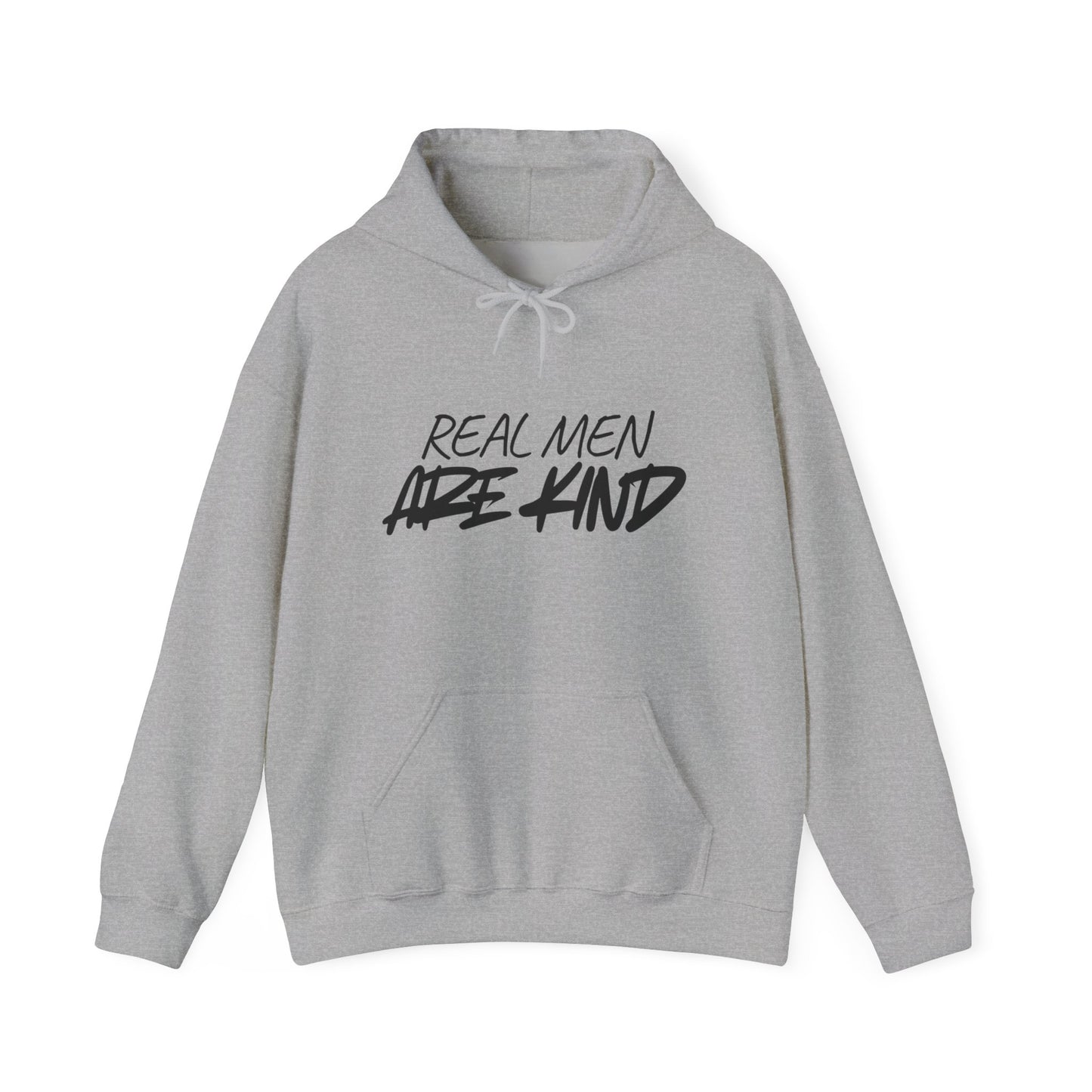 “Real Men Are Kind” Graphic Pullover Hoodie