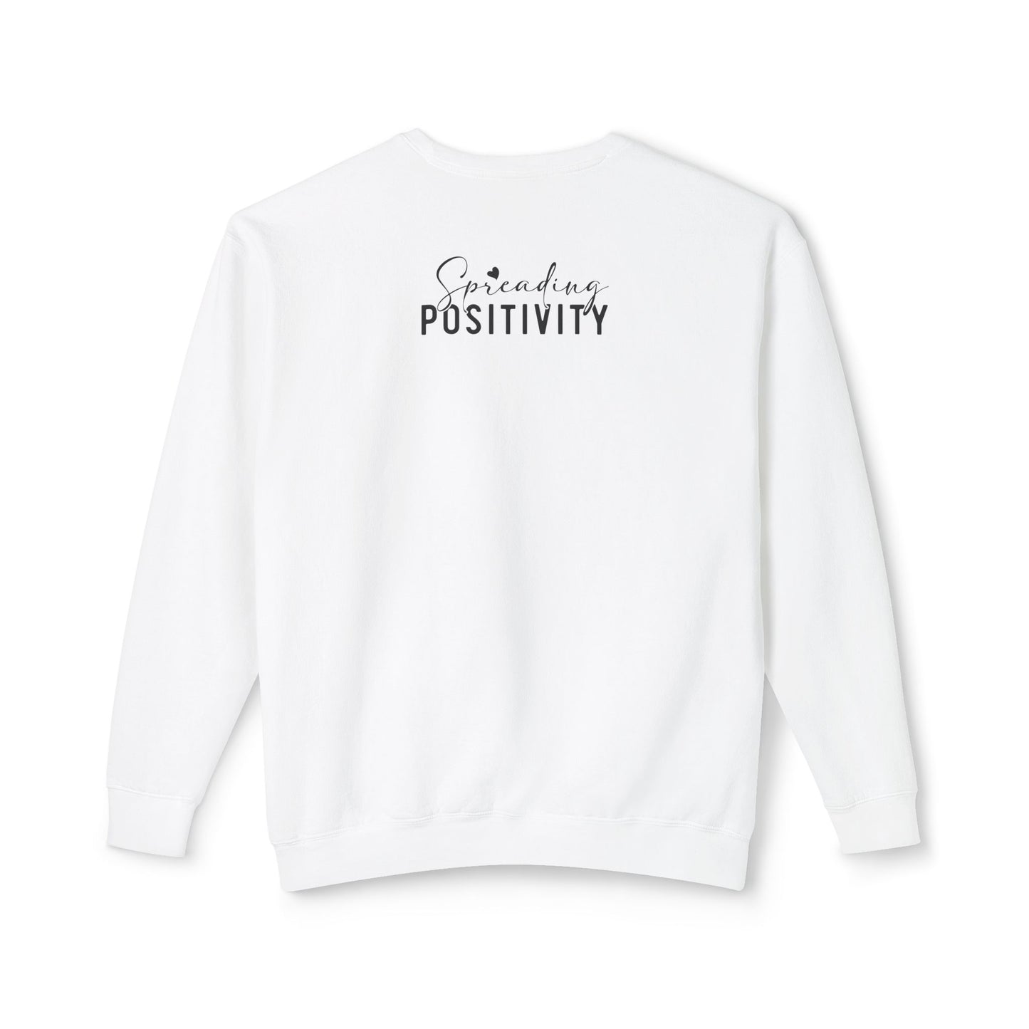 Kindness, a Ripple Effect- Spreading Positivity - Lightweight Crewneck Sweatshirt