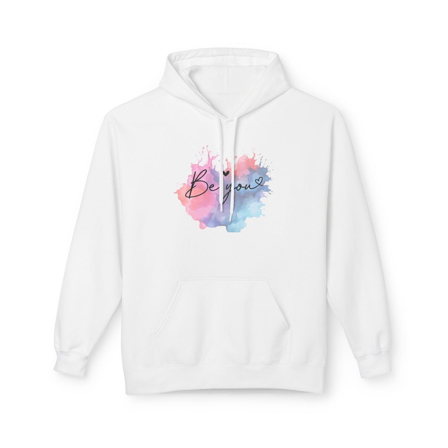 "Be You. You Are Enough" - Inspirational Fleece Hoodie