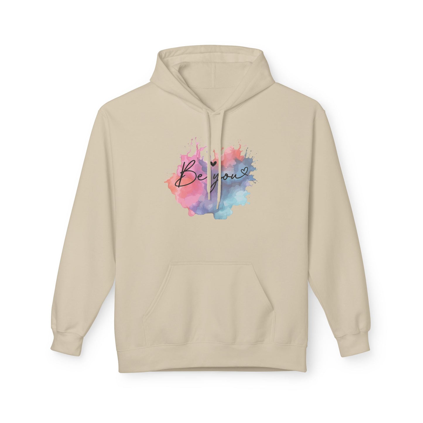 "Be You. You Are Enough" - Inspirational Fleece Hoodie