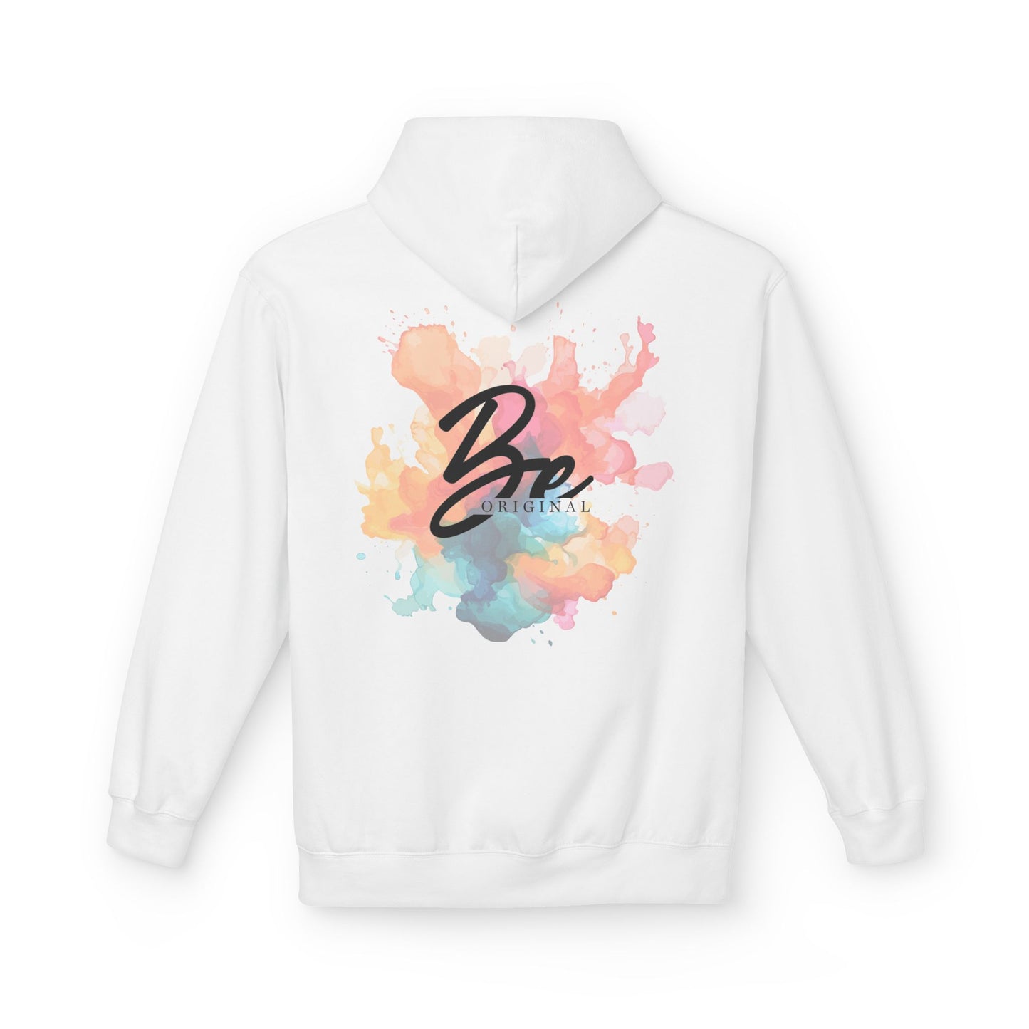 Be Original - Colorful Artistic Fleece Hoodie