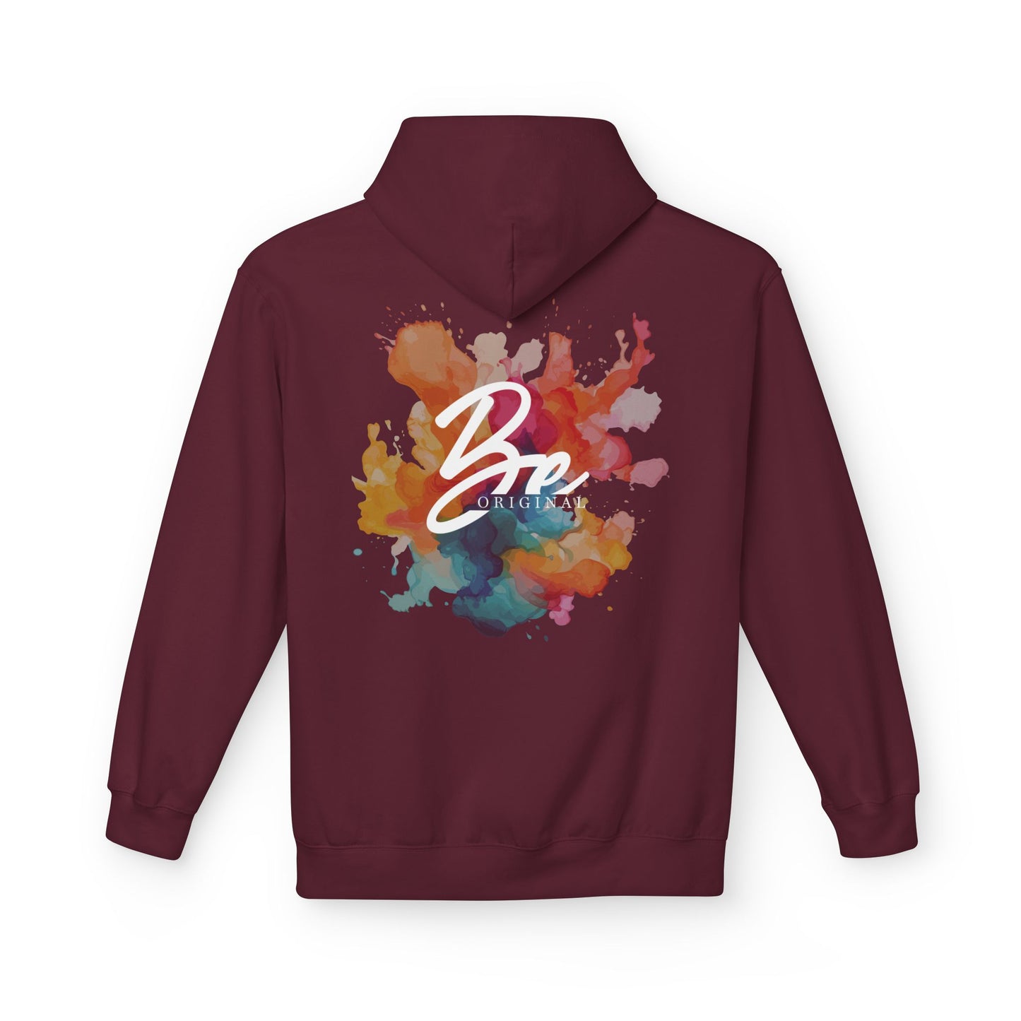 Be Original - Colorful Artistic Fleece Hoodie