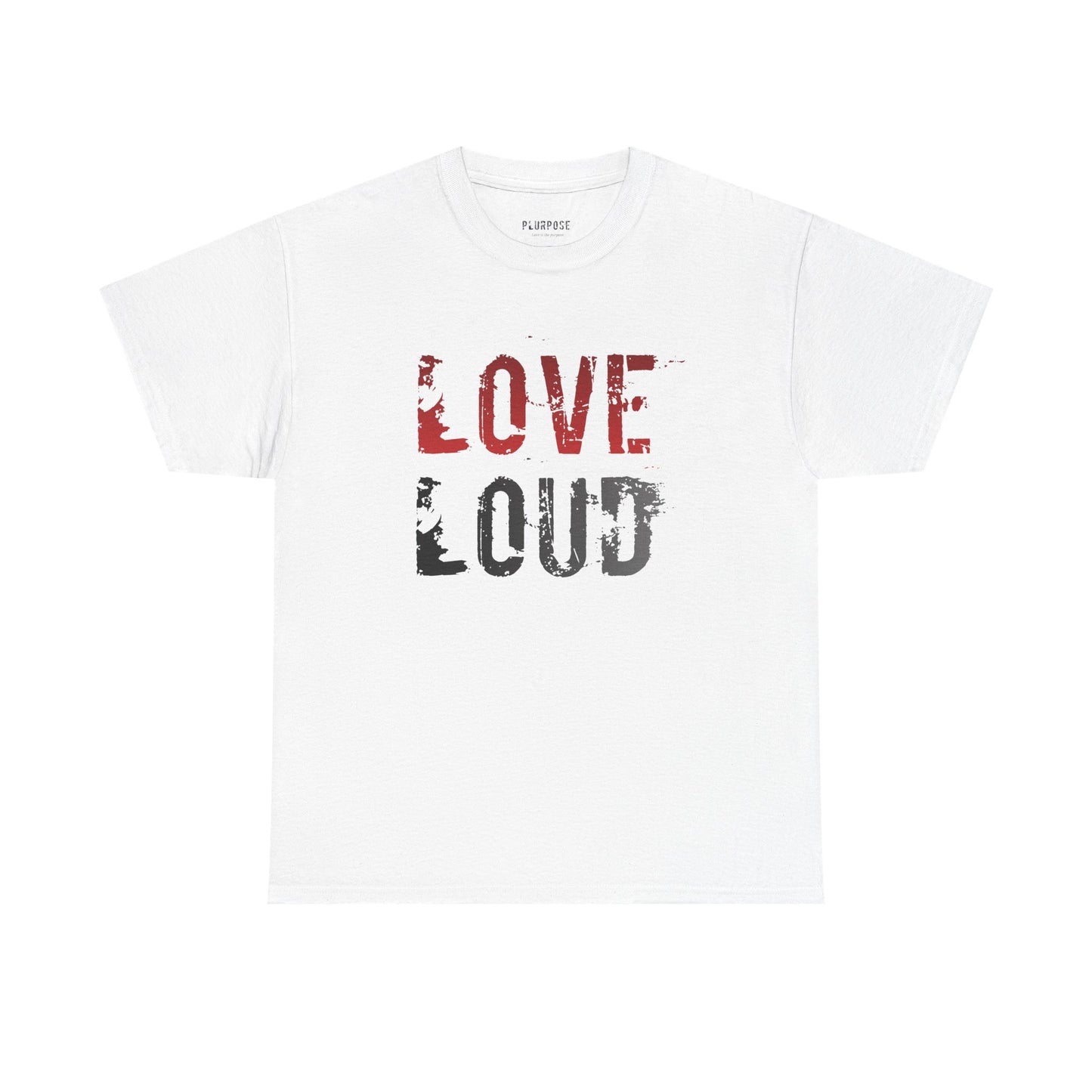Love Loud T-Shirt — "Silence Hate. Spread Love." Inspirational Graphic Tee