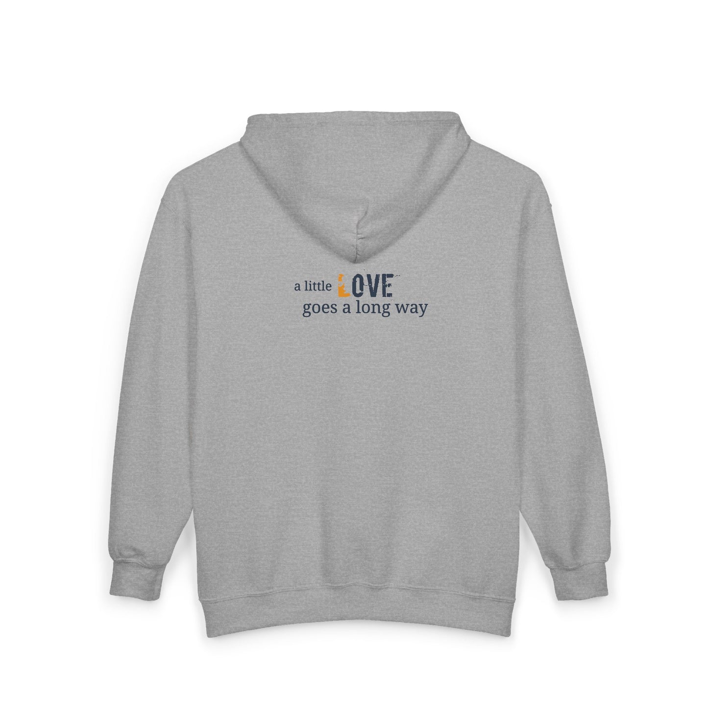 A Little Love Goes a Long Way - Unisex Heavy Blend Full Zip Hoodie