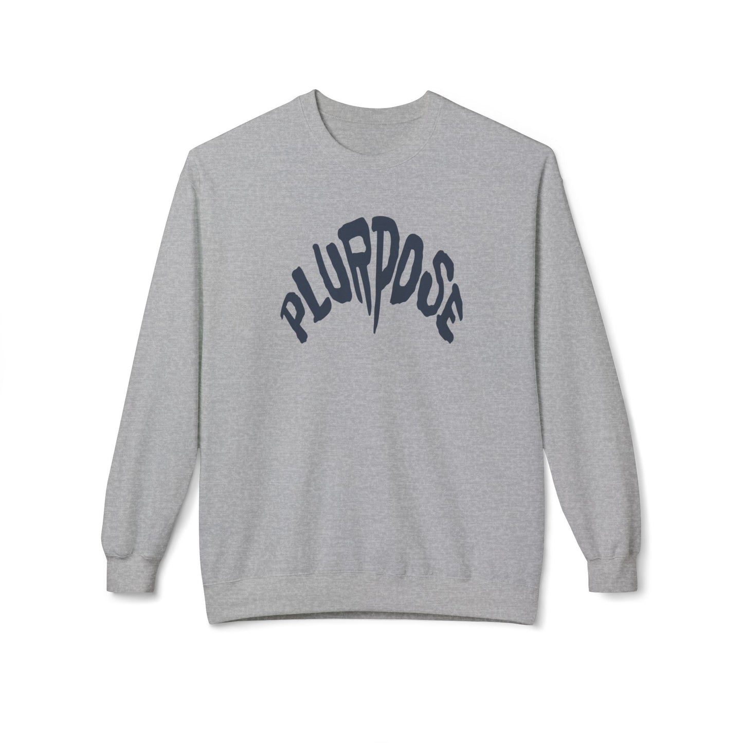 PLURPOSE Statement- Cozy Unisex Crewneck Sweatshirt