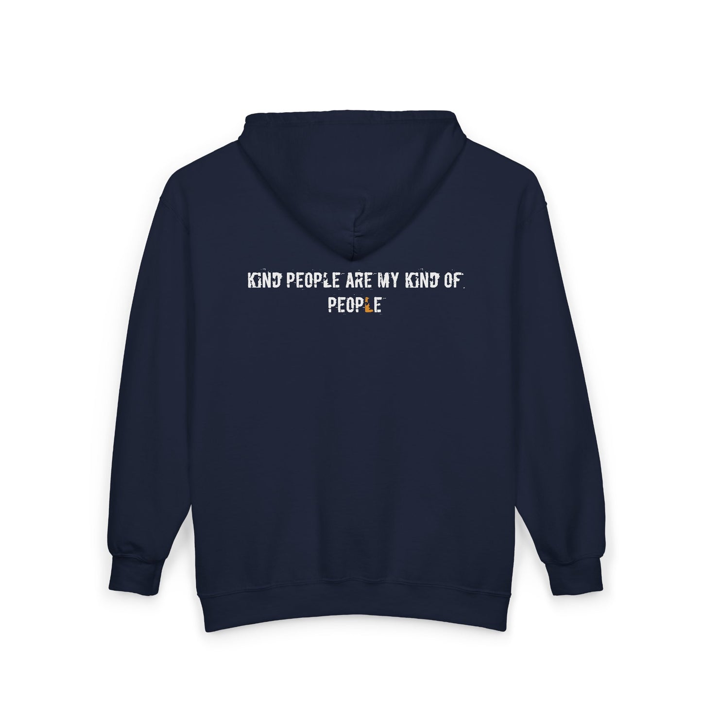 "Kind People" - Unisex Zip Hoodie, Cozy Sweatshirt