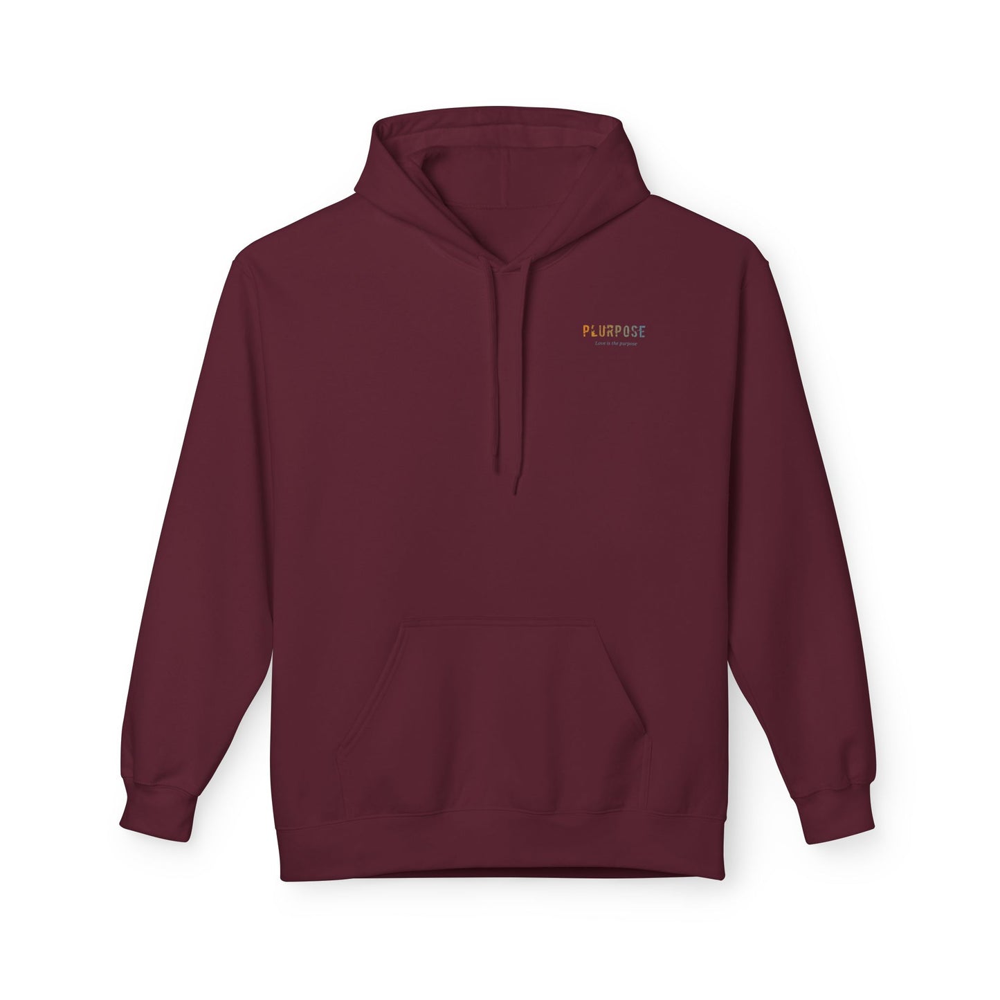 Be Original - Colorful Artistic Fleece Hoodie