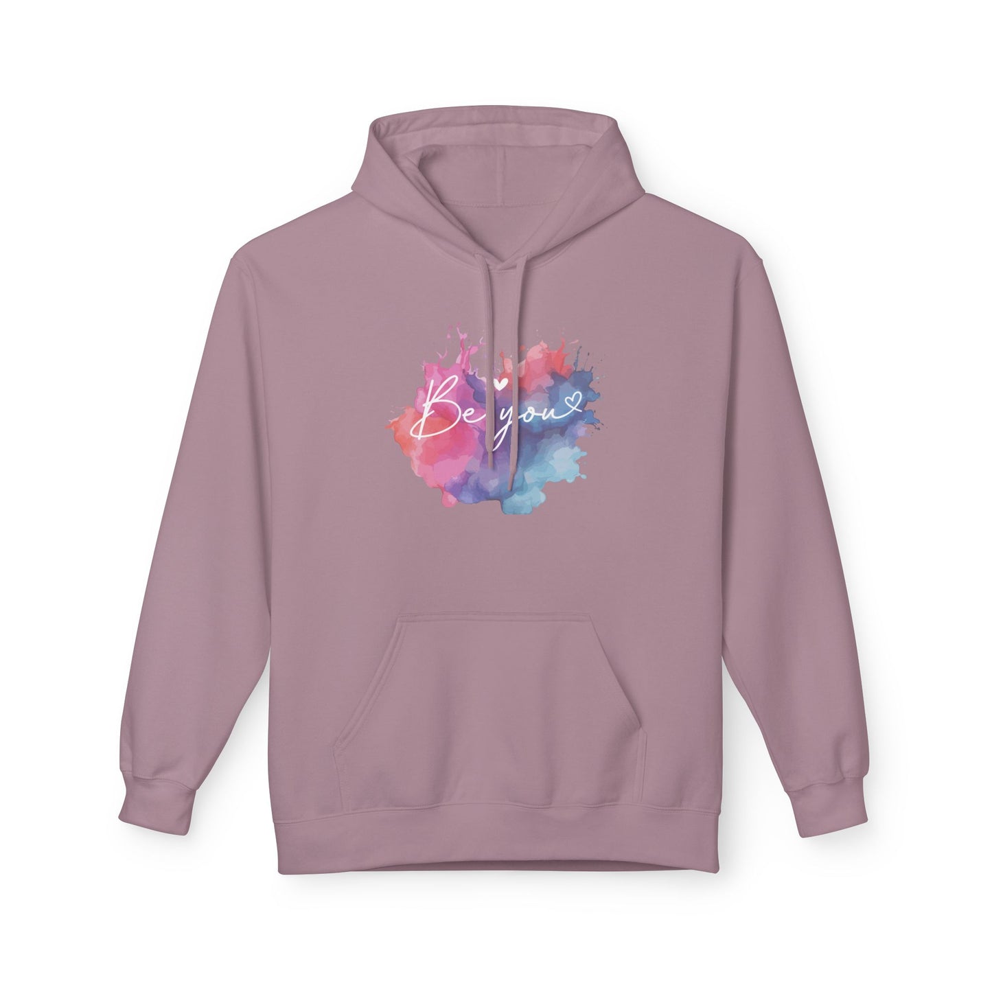 "Be You. You Are Enough" - Inspirational Fleece Hoodie