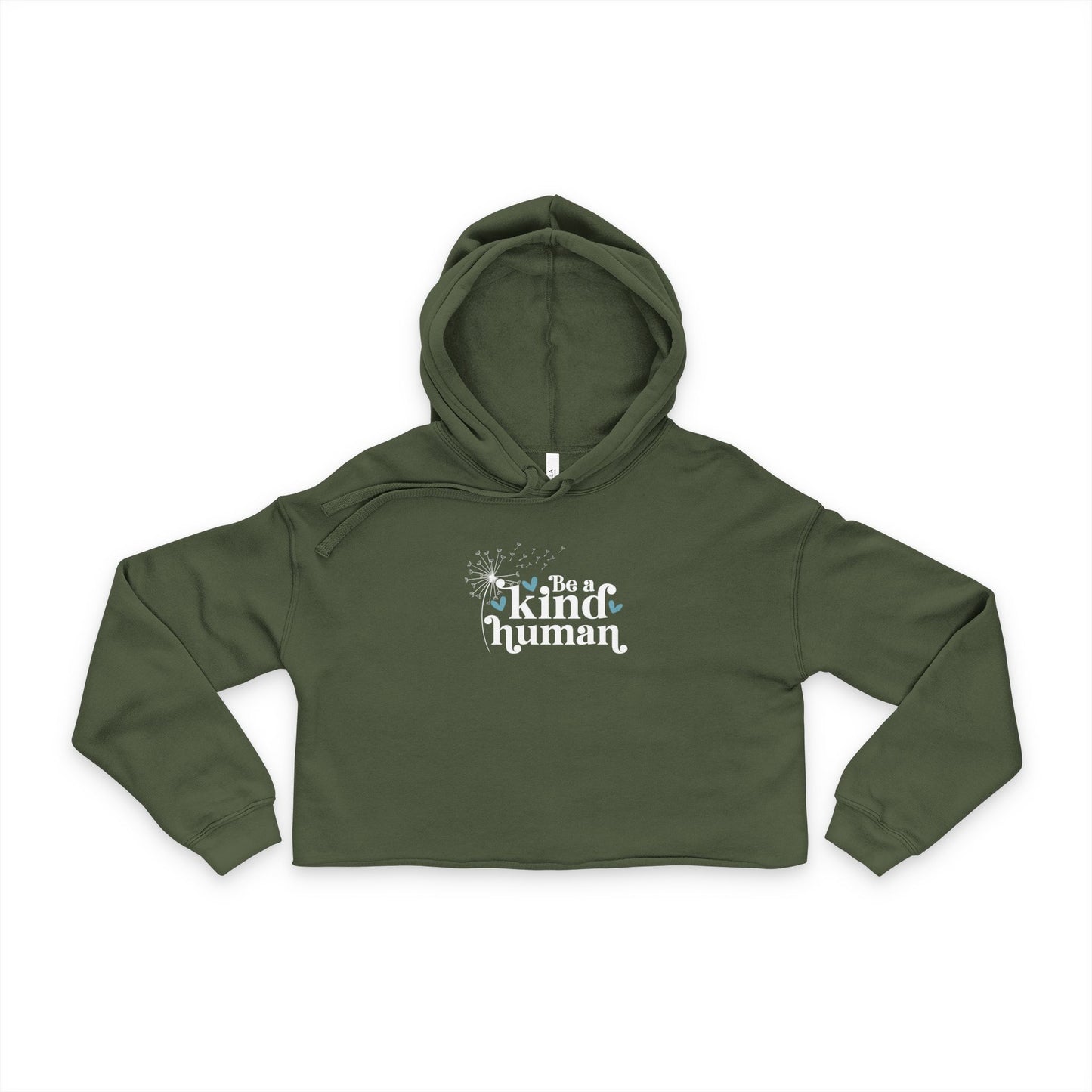 Be a Kind Human - Women's Cropped Hoodie