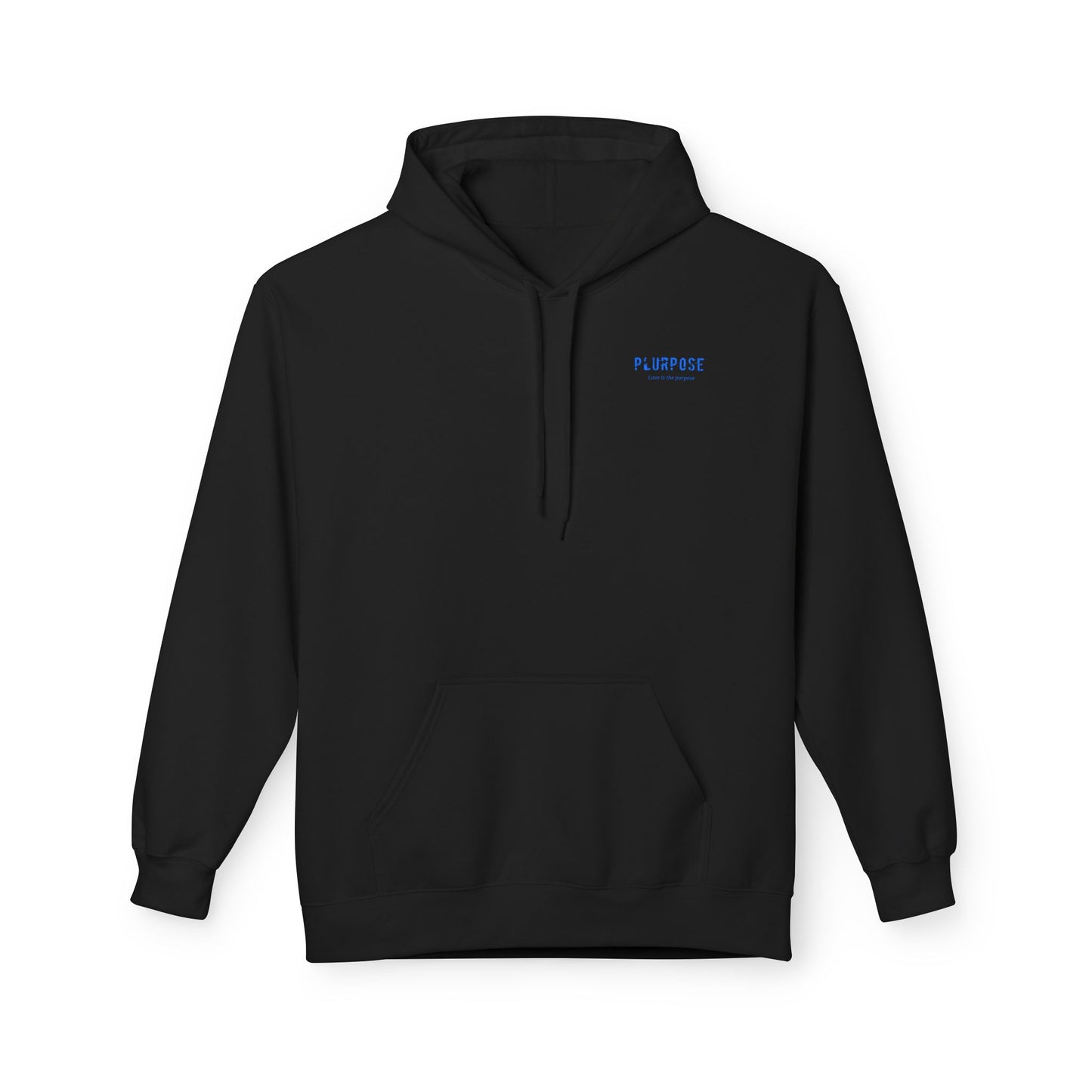 Mindset is Everything- Flower- Fleece Pullover Hoodie