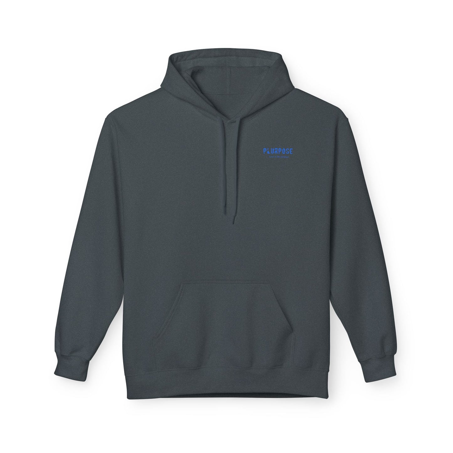 Mindset is Everything- Flower- Fleece Pullover Hoodie