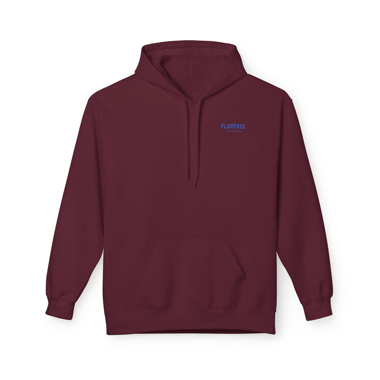 Mindset is Everything- Flower- Fleece Pullover Hoodie