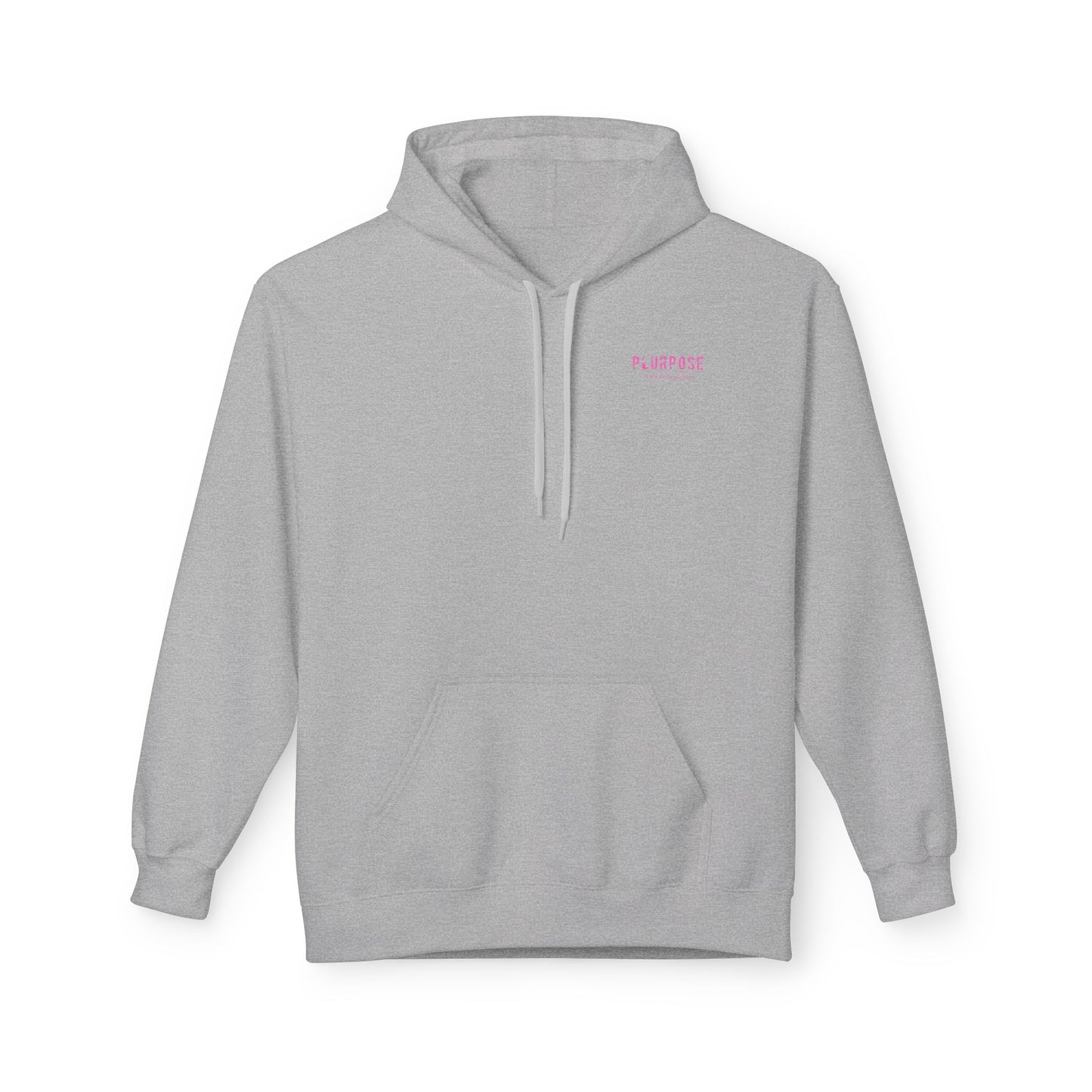 Mindset is Everything- Flower- Fleece Pullover Hoodie