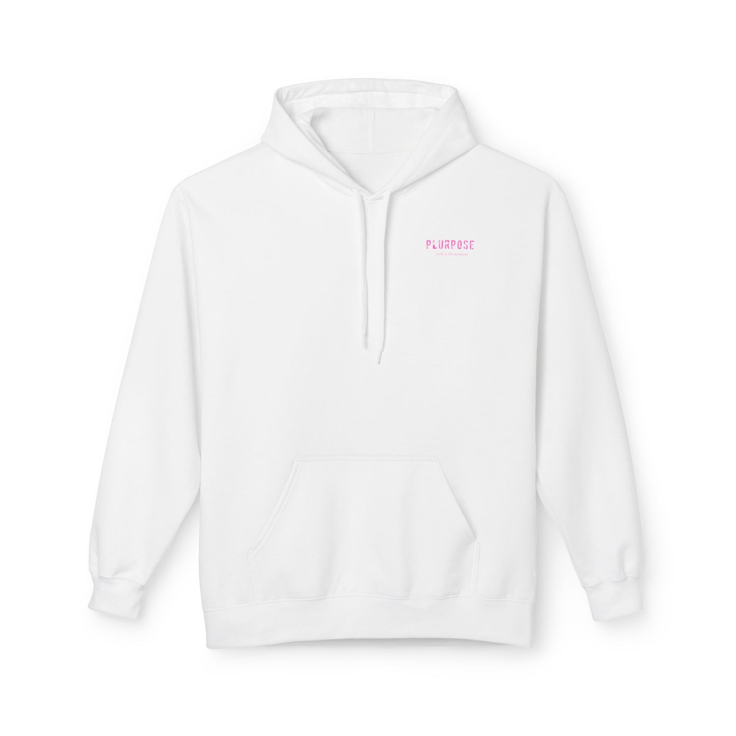 Mindset is Everything- Flower- Fleece Pullover Hoodie